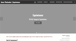 Desktop Screenshot of annathelander.se
